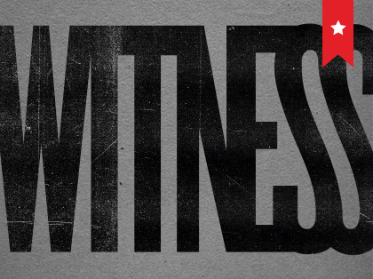 Witness lettering