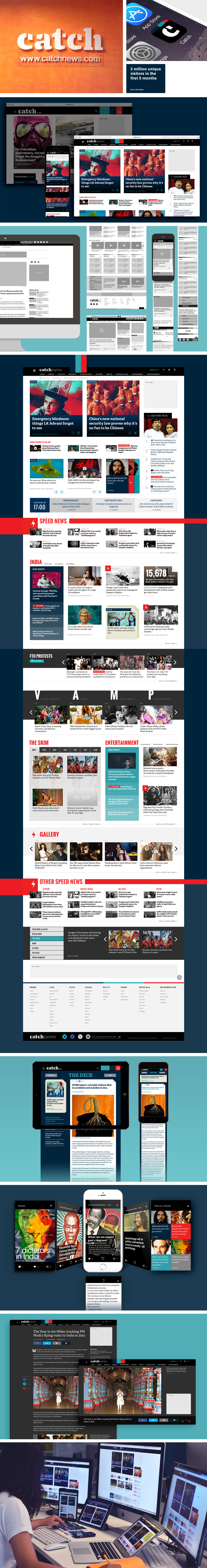 Catch News website