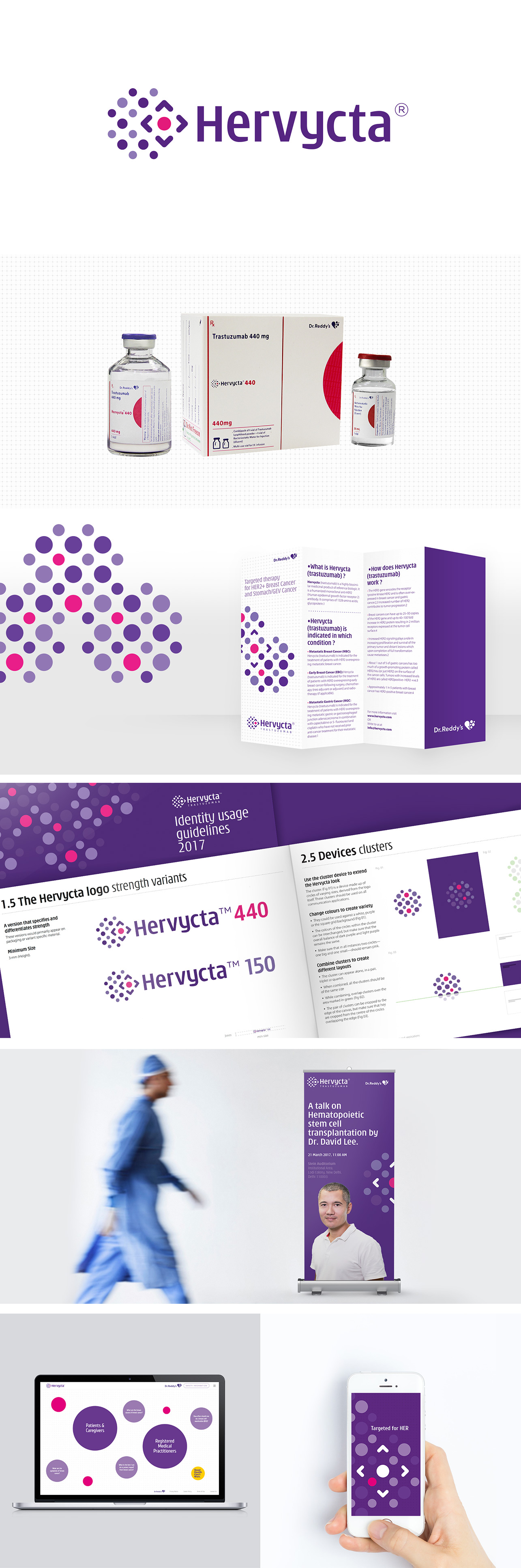Hervycta identity design
