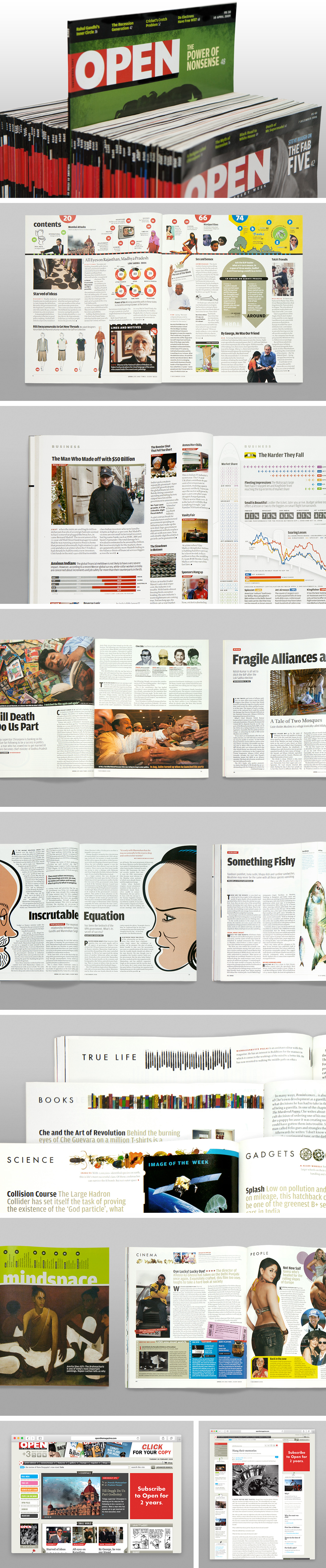 Open weekly magazine & website