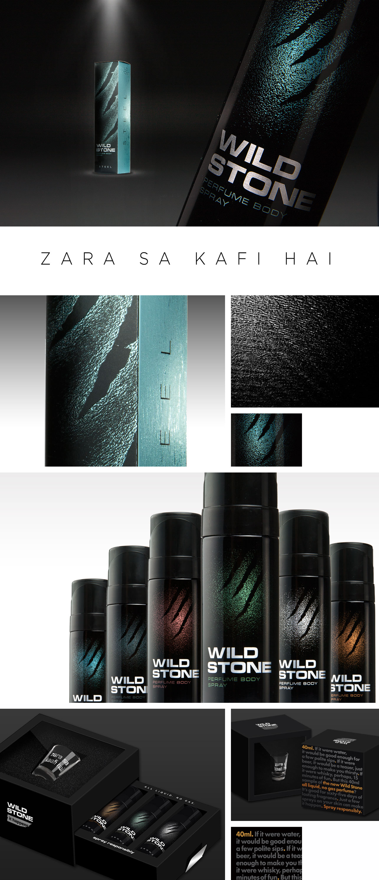 Wild Stone Perfume Body Spray series