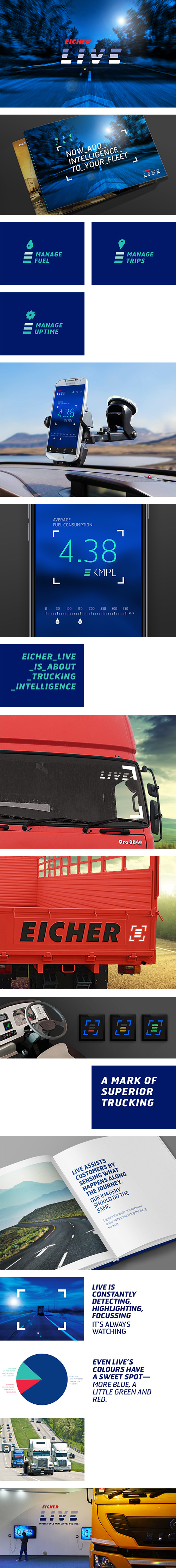 Eicher Live branding