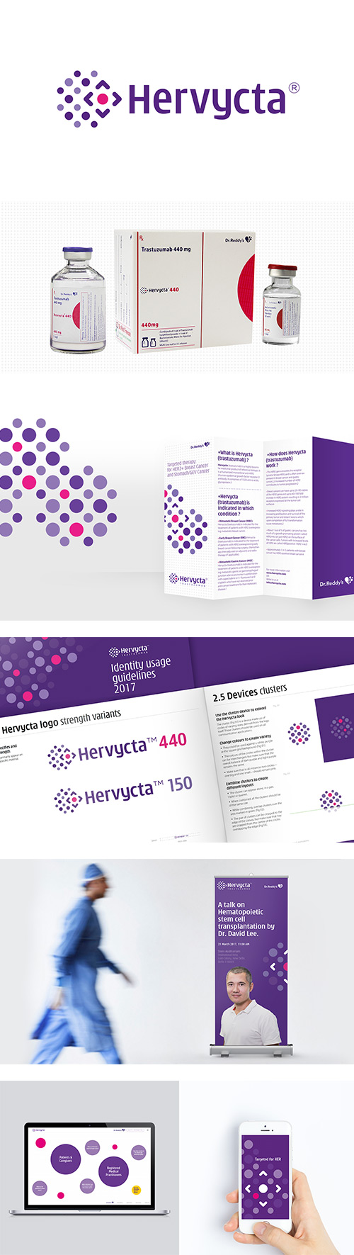Hervycta identity design
