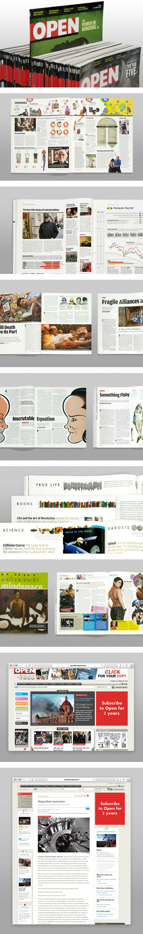 Open weekly magazine & website