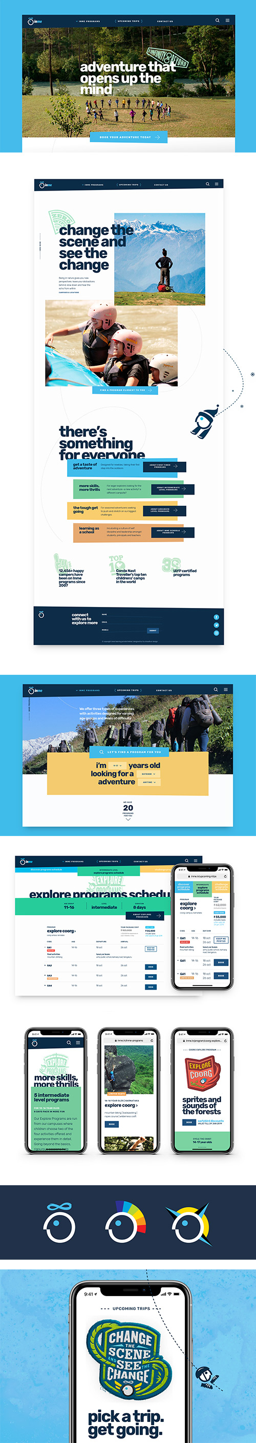 Website redesign for Inme
