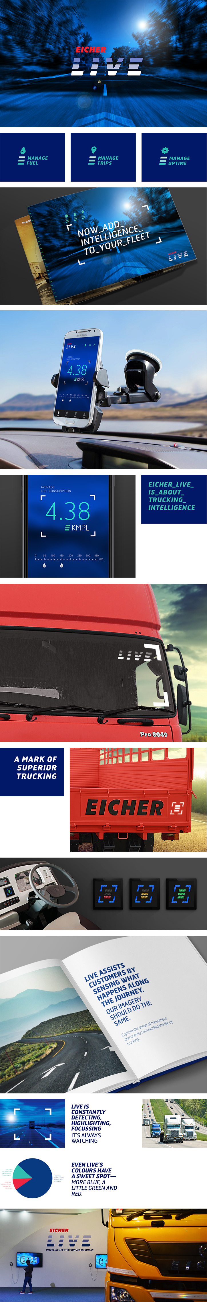 Eicher Live branding