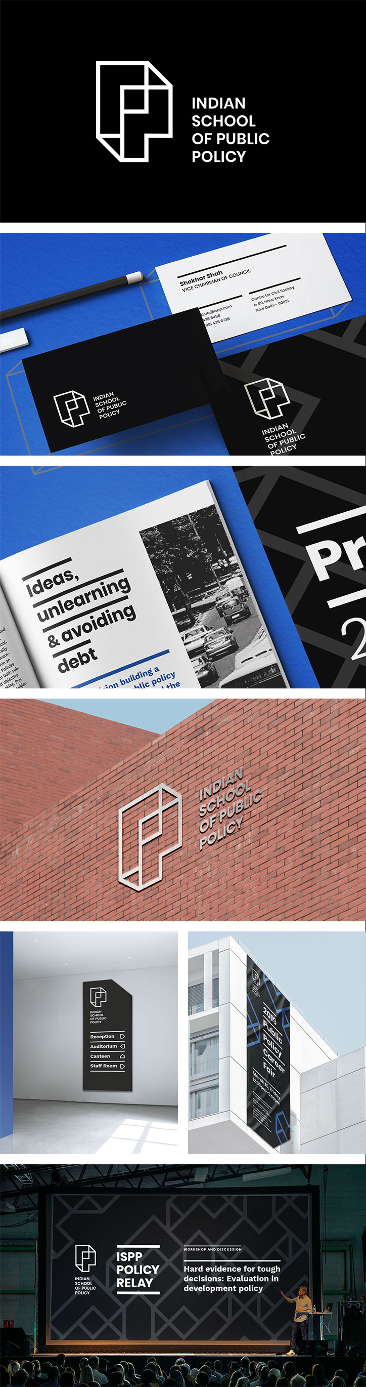 Branding and Identity design for Indian School of Public Policy