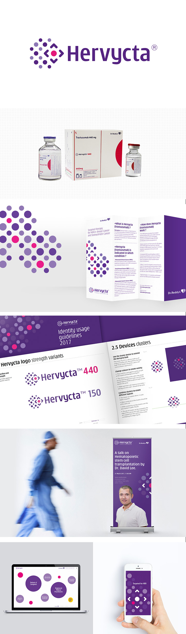 Hervycta identity design