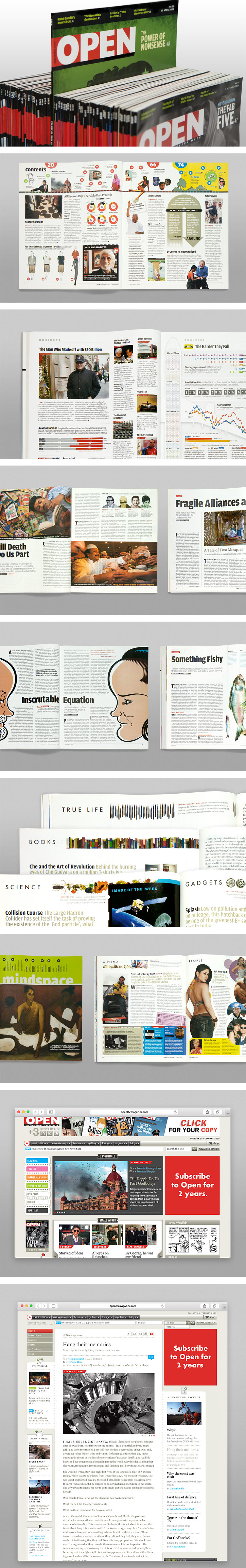 Open weekly magazine & website
